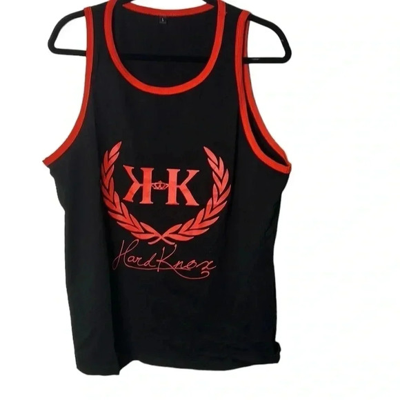 Y2K, NWOT,Muscle tees,muscle shirt,gym,Hard knocks,crown,grunge,biker,gym,resort - Picture 1 of 8